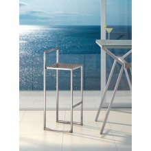 Dalton Bar Chair Stainless Steel