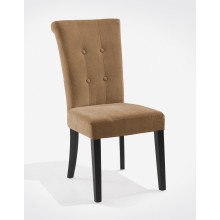 Tuxford Tufted Tobacco Fabric Side Chair…..  2...Pack