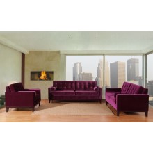 Centennial Loveseat Purple Velvet