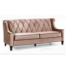 Barrister Sofa Caramel Velvet